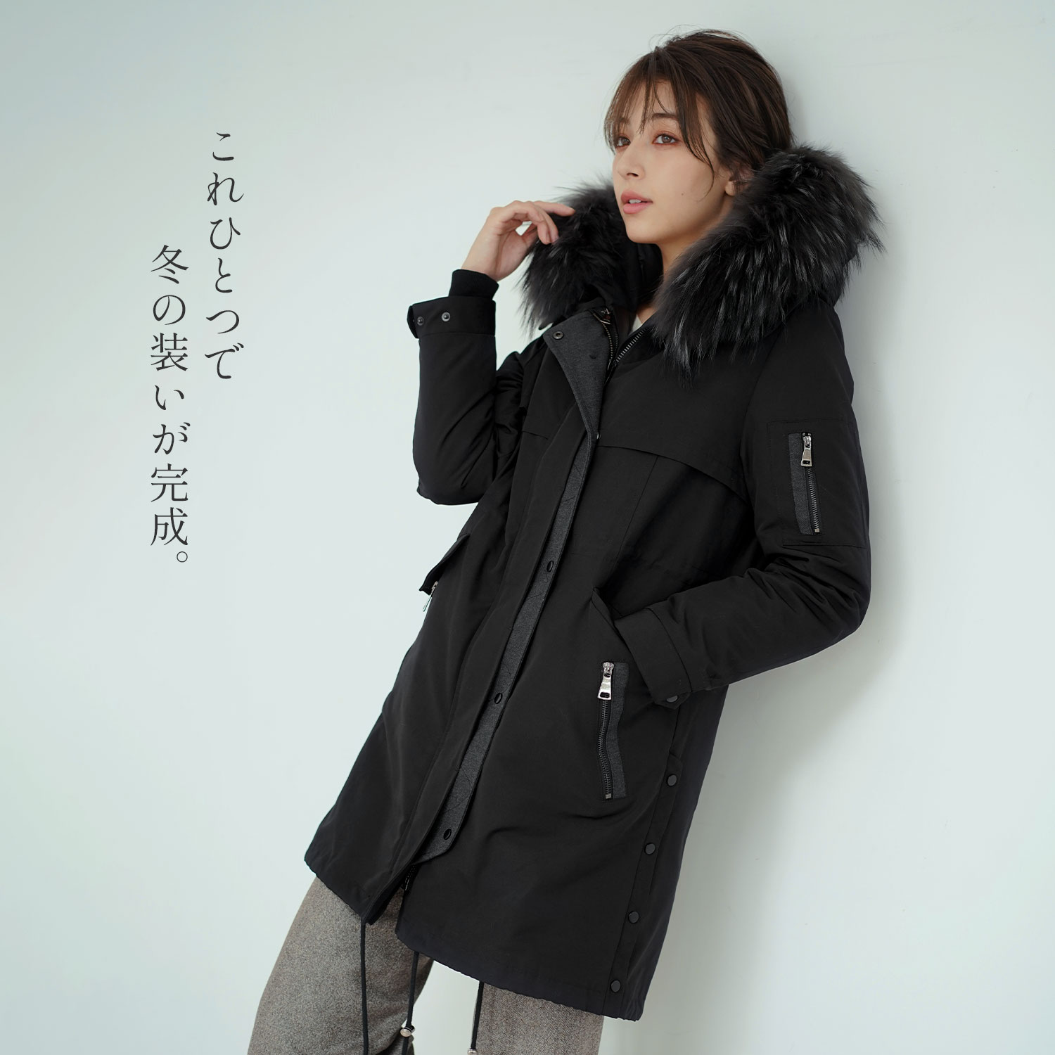 Filomo（フィローモ） モッズコート レディース 冬 ダウン ライナー