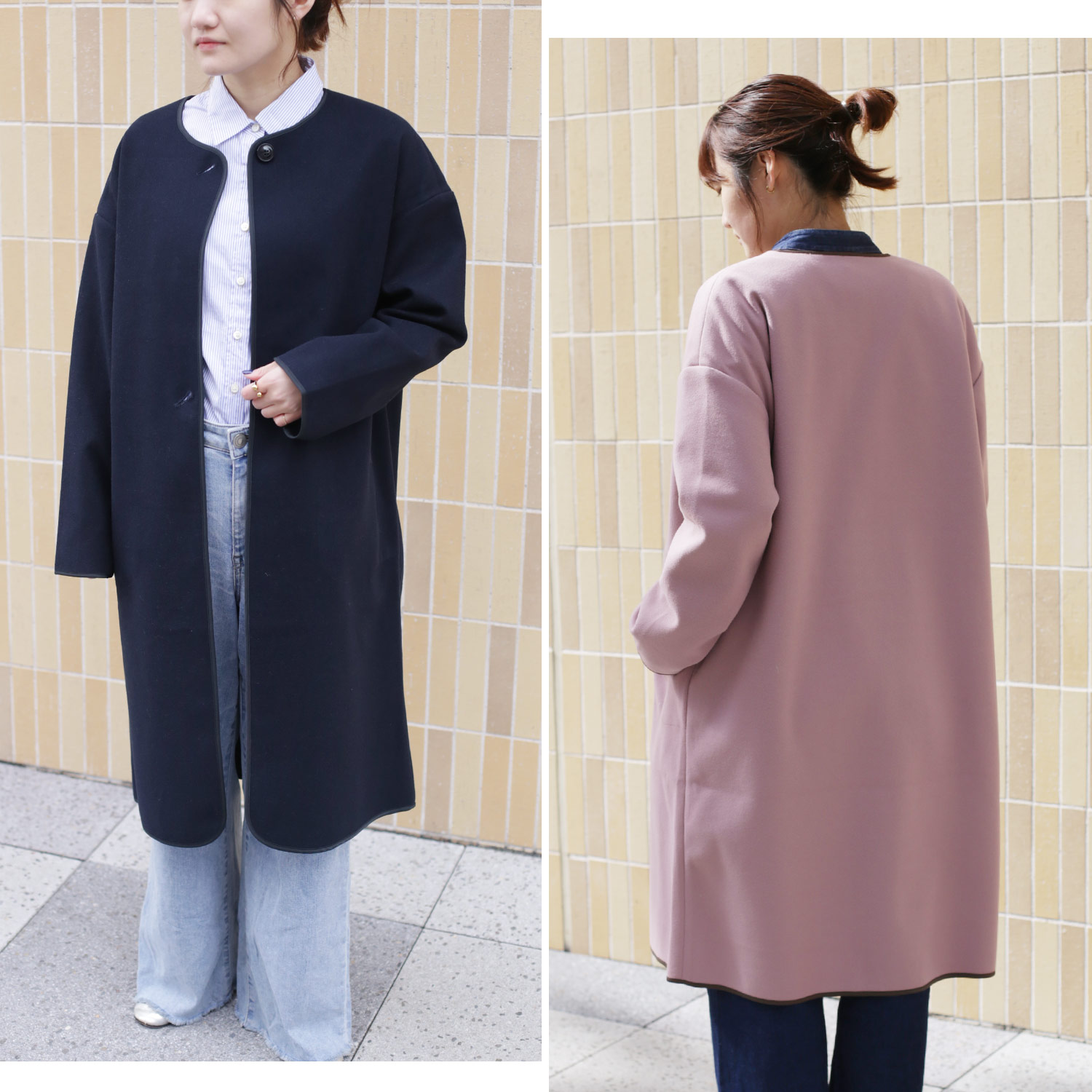 sankyo shokai（三京商会） [5%offクーポン]洗える ノーカラー