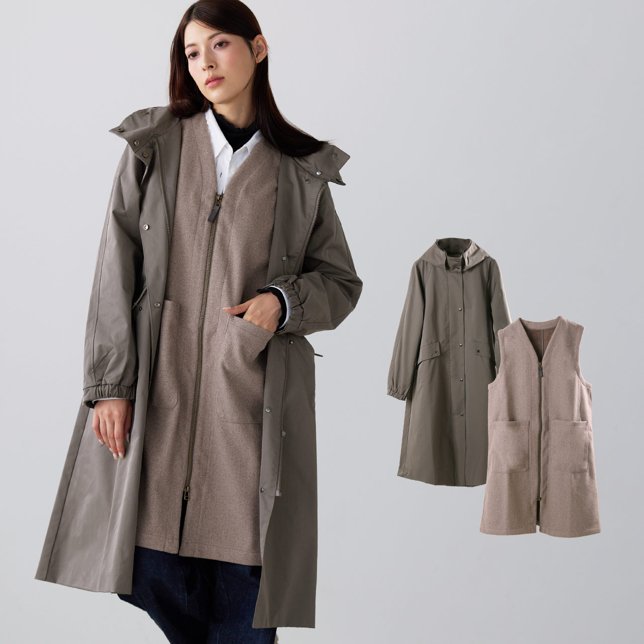 sankyo shokai（三京商会） ［期間限定価格］コート レディース ロング