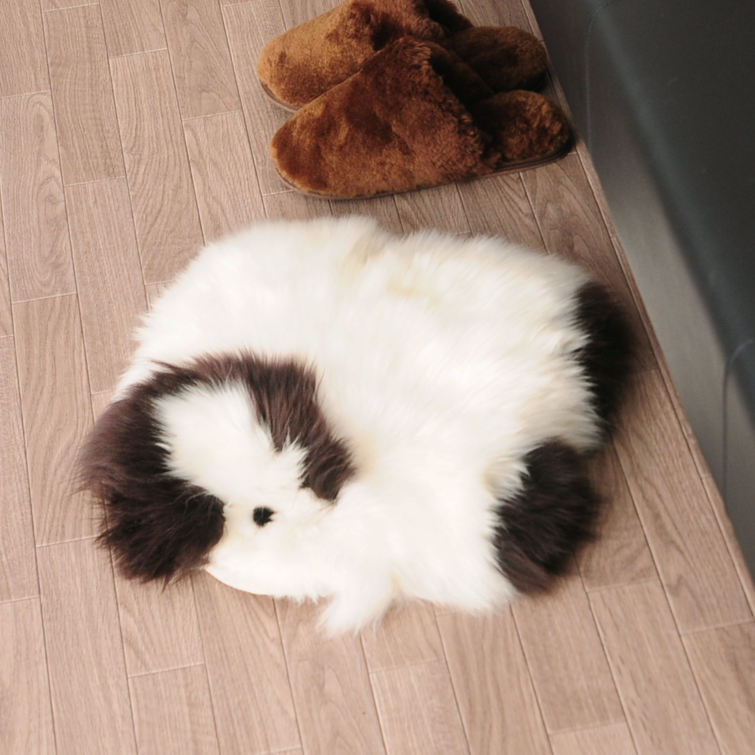 sankyo shokai（三京商会） [5%offクーポン]ムートン 羊 ラグ モカ