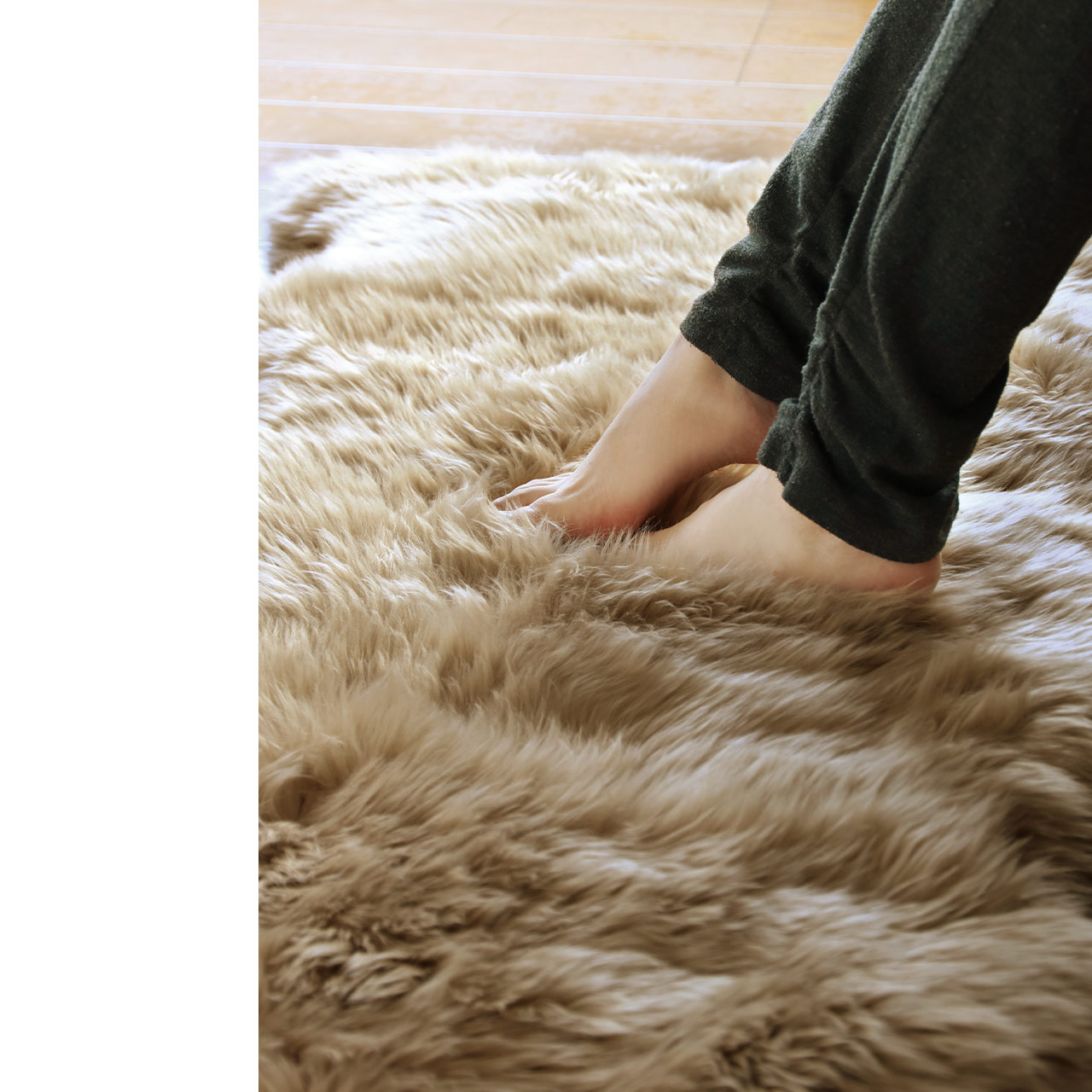 sankyo shokai（三京商会） ［期間限定価格］ムートン ラグ 1.5匹物