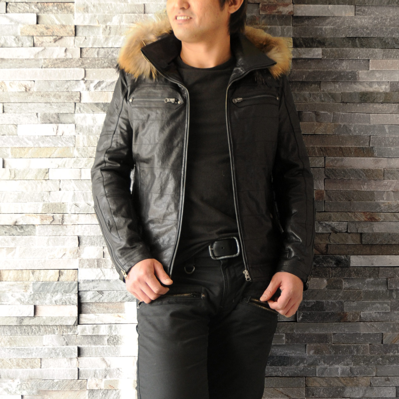 sankyo shokai（三京商会） ［期間限定価格］ラム レザージャケット