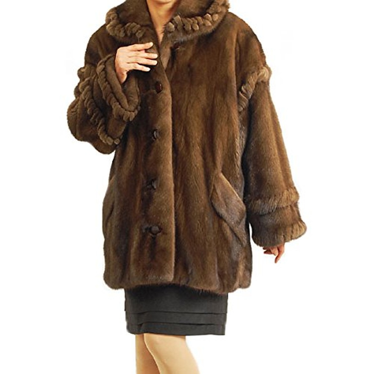 sankyo shokai（三京商会） ［期間限定価格］毛皮/デミバフ ミンク