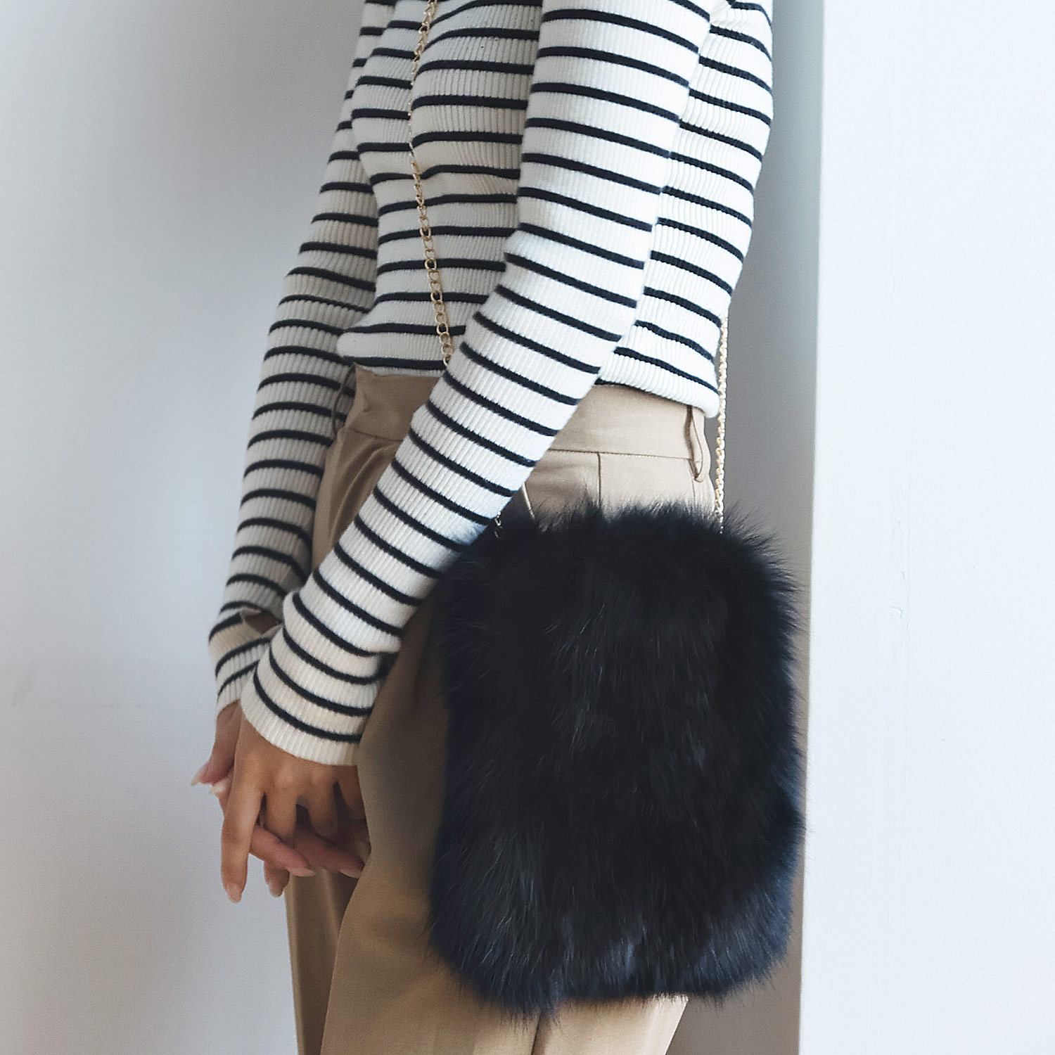 sankyo shokai（三京商会） ［期間限定価格］ファーバッグ ショルダー