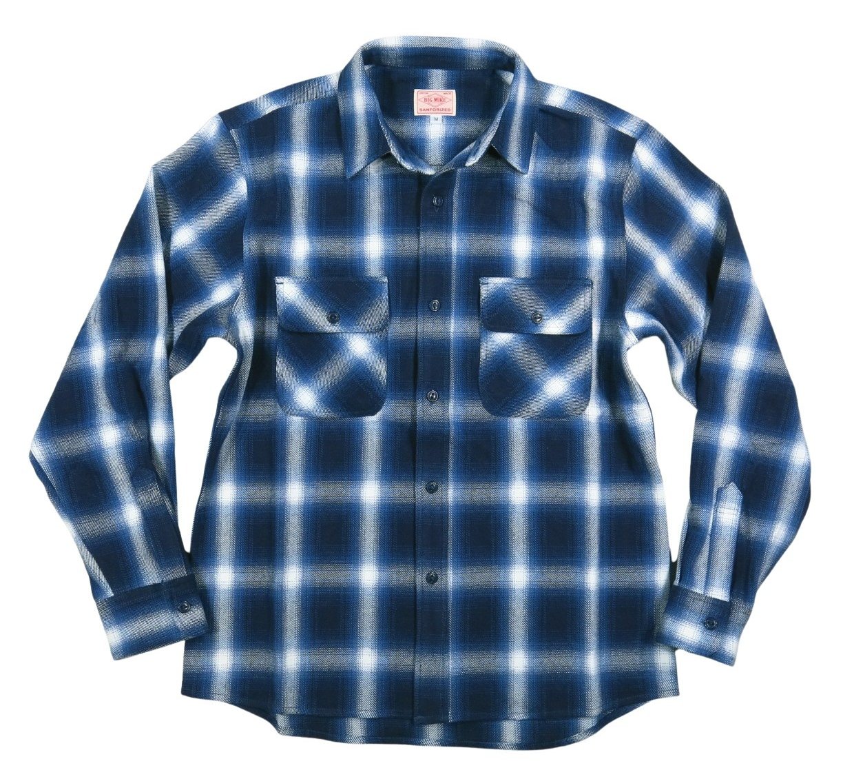 BIG MIKE（ビッグマイク） 復刻 長袖 オンブレチェック ヘビー