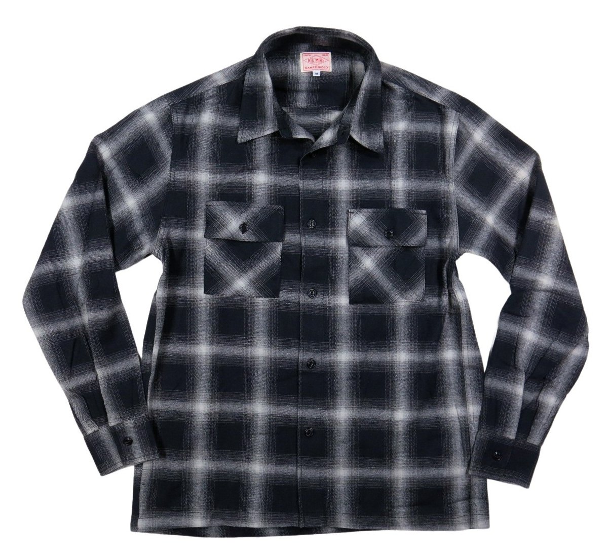 BIG MIKE（ビッグマイク） 復刻 オンブレチェック 長袖 ライト
