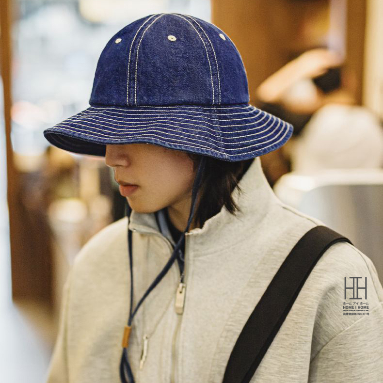 ホームアイホーム ヴィンテージ デニム ハット メンズ レディース ユニ