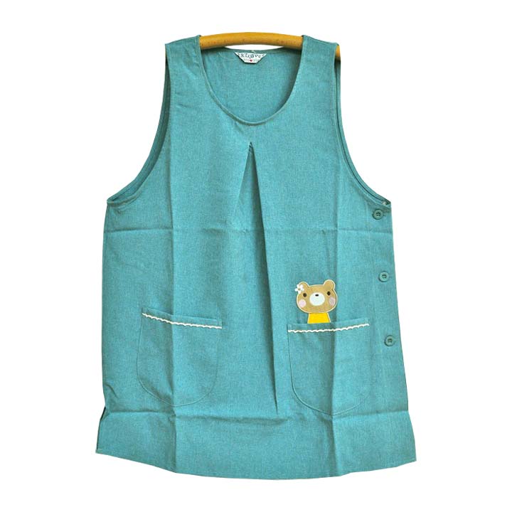 エプロン 保育士 看護士 介護士 おしゃれ かわいい キャラクター 無地