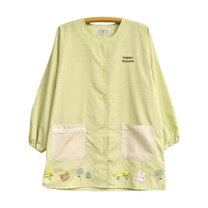 エプロン スモック 割烹着 保育士 看護士 介護士 おしゃれ かわいい