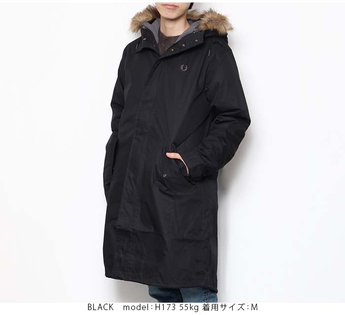 FRED PERRY（フレッドペリー） ジップイン ライナー フィッシュテール