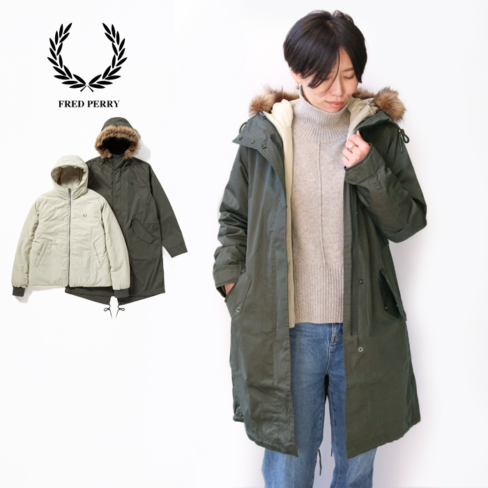 FRED PERRY（フレッドペリー） Womens ジップインライナーフィッシュ