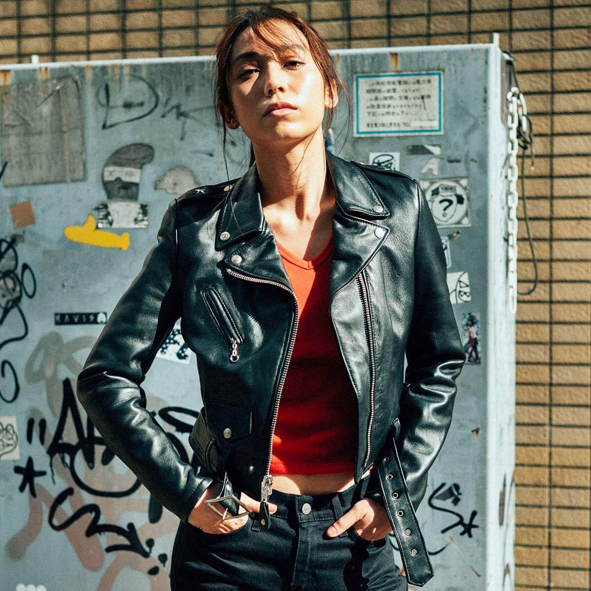 Schott N.Y.C（ショット） SCHOTT 218W ラムレザー ワンスター