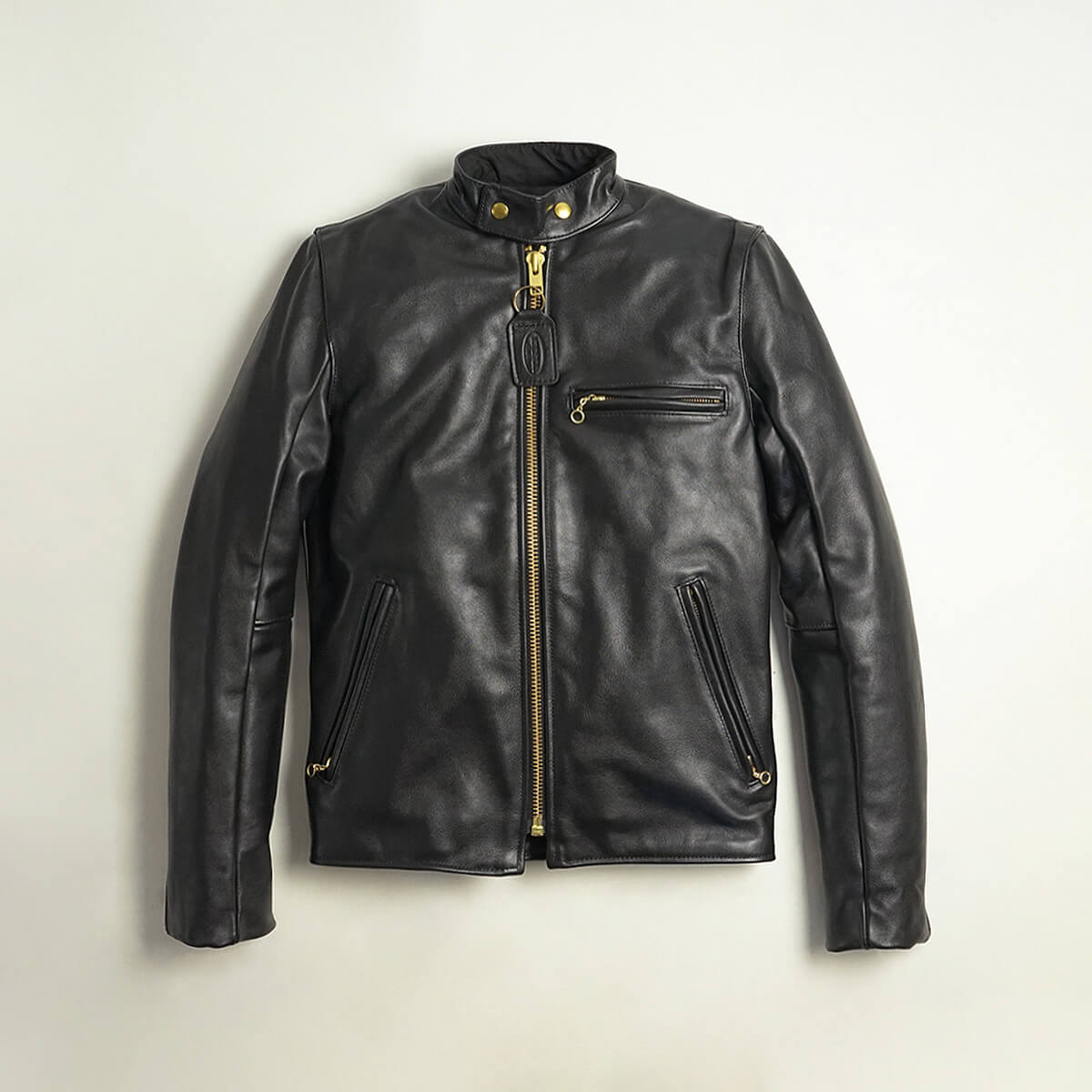 VANSON（バンソン） VANSON MODEL B シングル ライダース ブラック