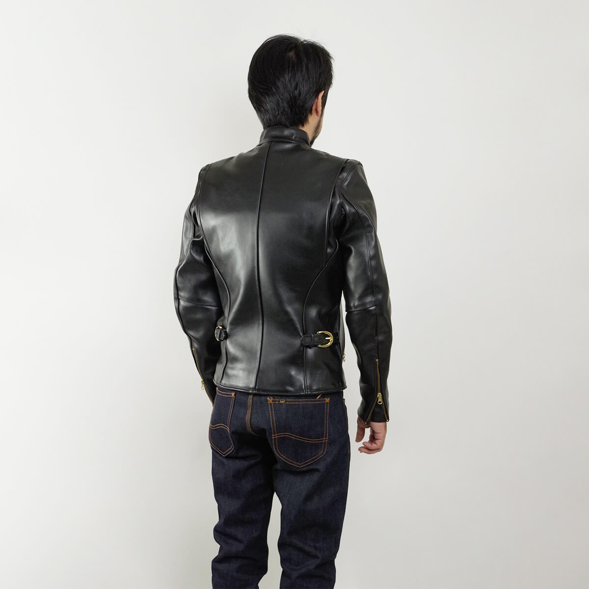 VANSON（バンソン） VANSON MODEL B シングル ライダース ブラック