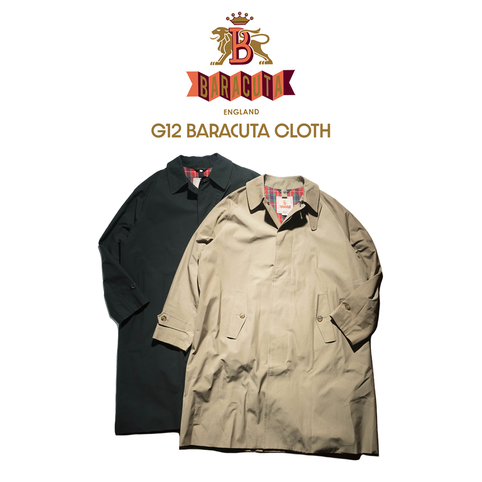 BARACUTA（バラクータ） BARACUTA G12 ステンカラーコート ｜ メンズ