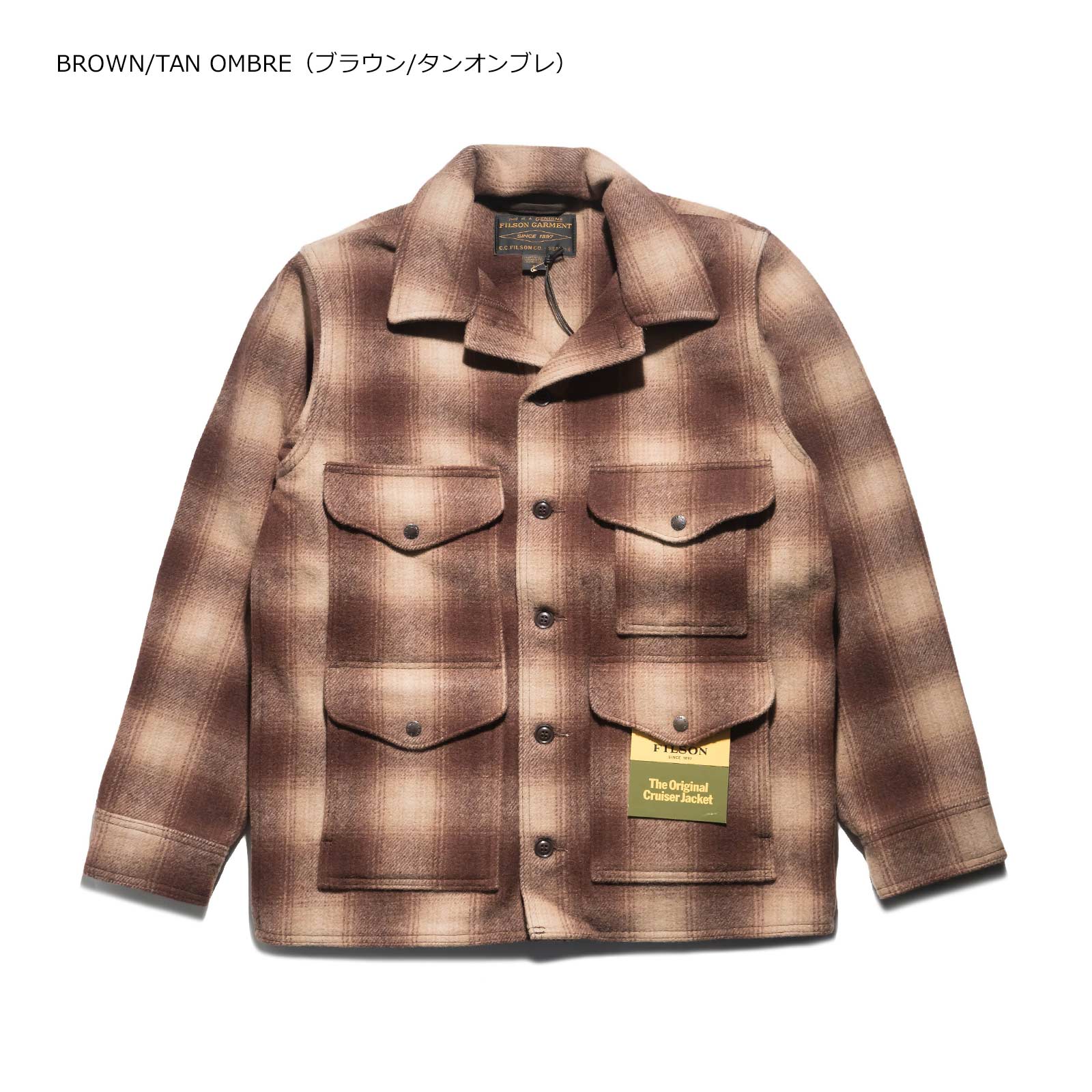 FILSON（フィルソン） ウールコート マッキーノ クルーザー チェック