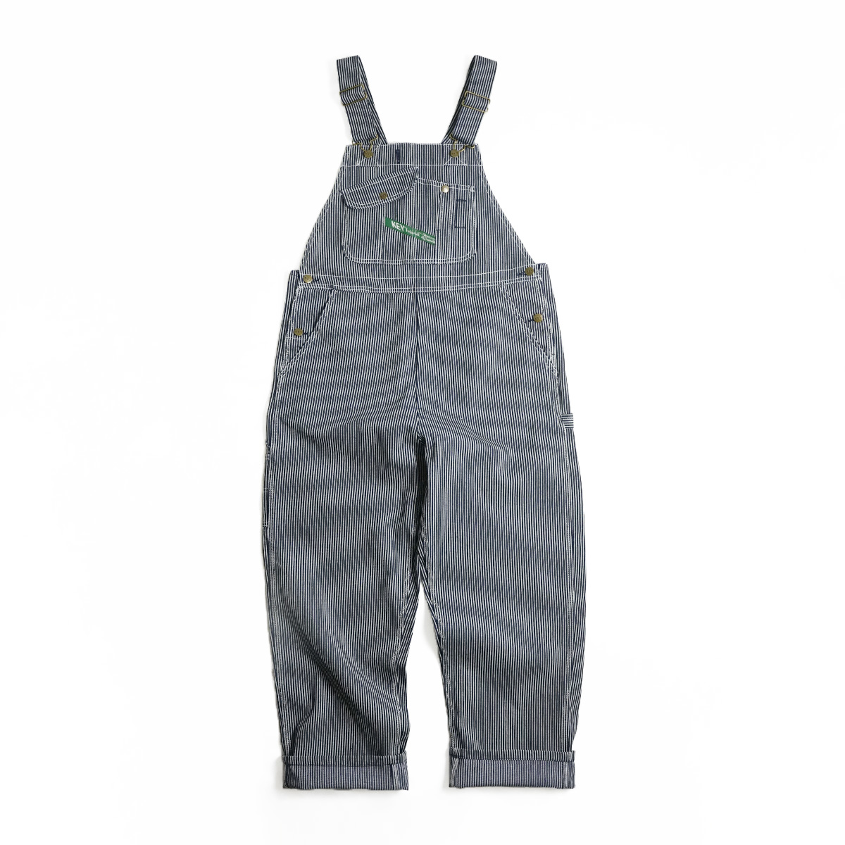 BAY SIDE（ベイサイド） キー KEY ヒッコリーストライプ ビブ