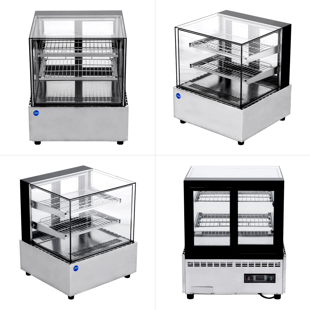 JCM レビュー特典 卓上型 対面 冷蔵ショーケース フレームレス ケーキ