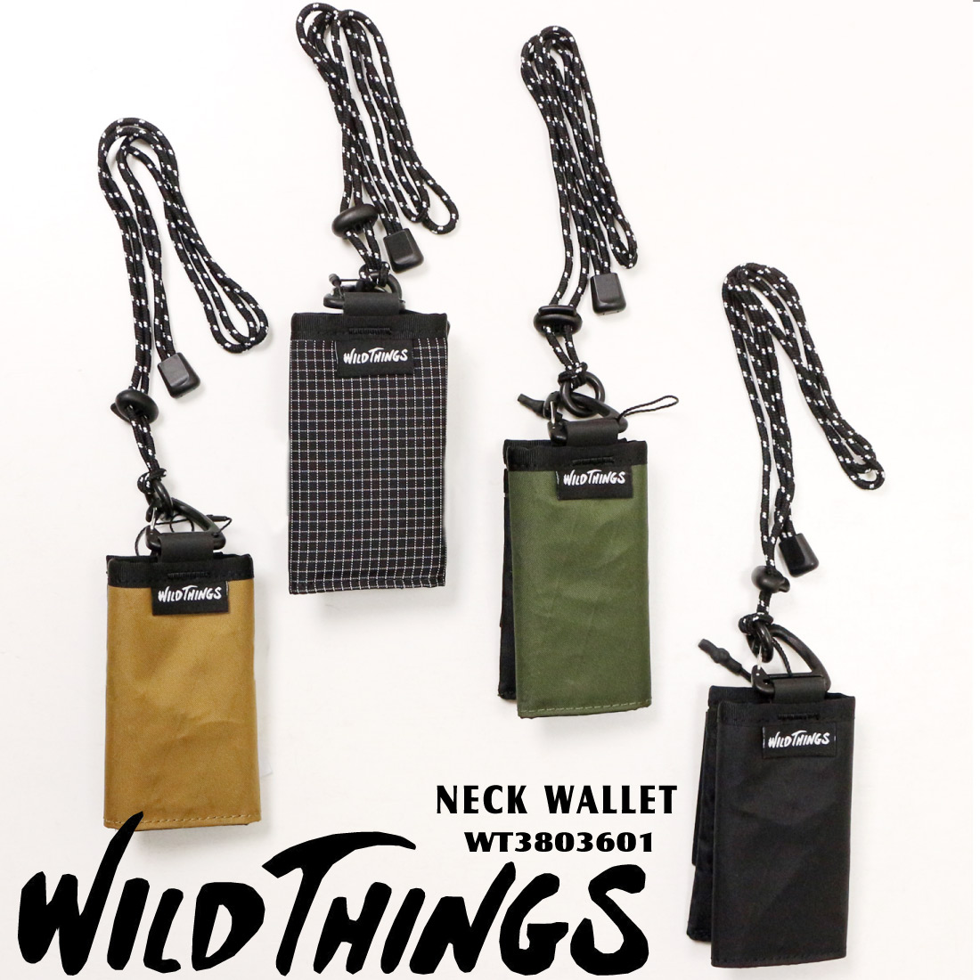 メール便発送 WILD THINGS ワイルドシングス ネックウォレット(X