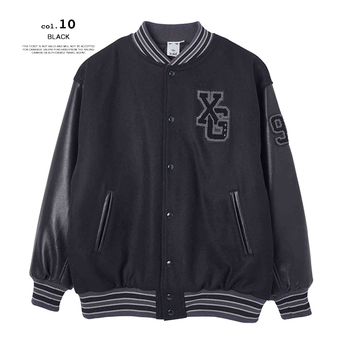 X-girl（エックスガール） COLLEGE LOGO STADIUM JUMPER X-girl