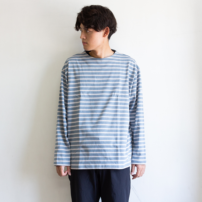 ORCIVAL（オーシバル） Men's Cotton Lourd Wide Basque Shirt メンズ