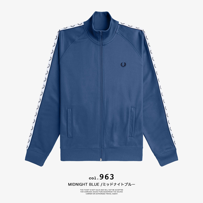 FRED PERRY（フレッドペリー） Taped Track Jacket テープド トラック
