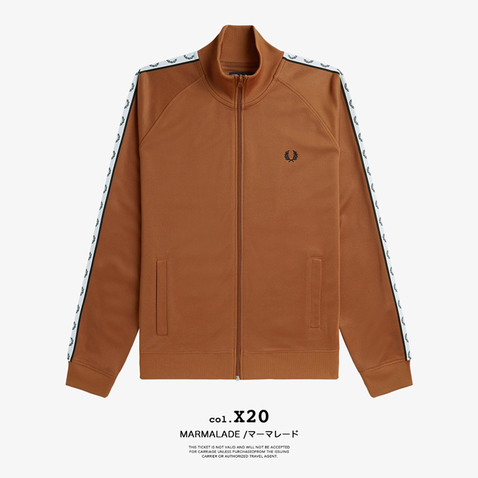 FRED PERRY（フレッドペリー） Taped Track Jacket テープド トラック