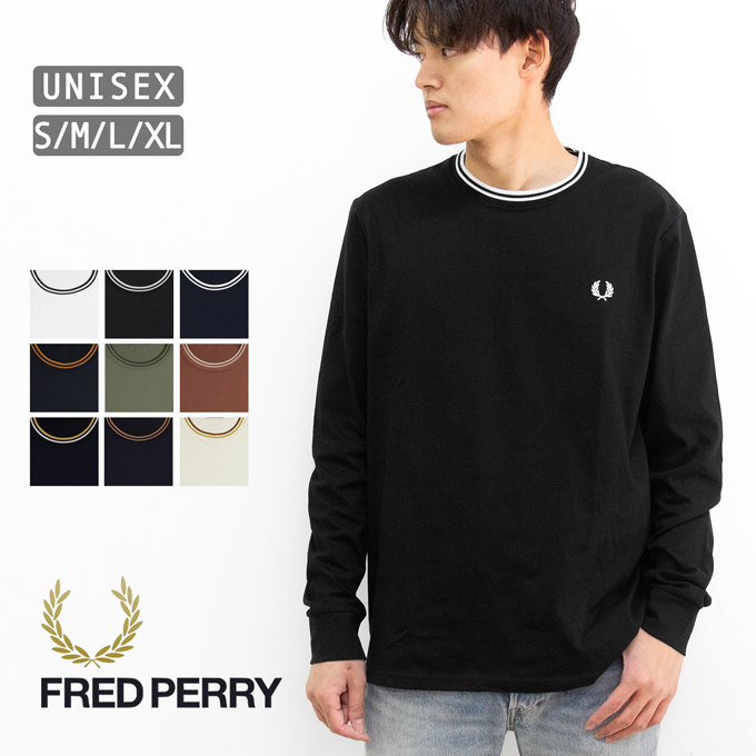 FRED PERRY（フレッドペリー） Twin Tipped Long Sleeve T-Shirt