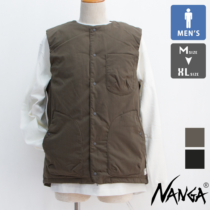 NANGA（ナンガ） HINOC RIPSTOP INNER DOWN VEST ヒノック リップス