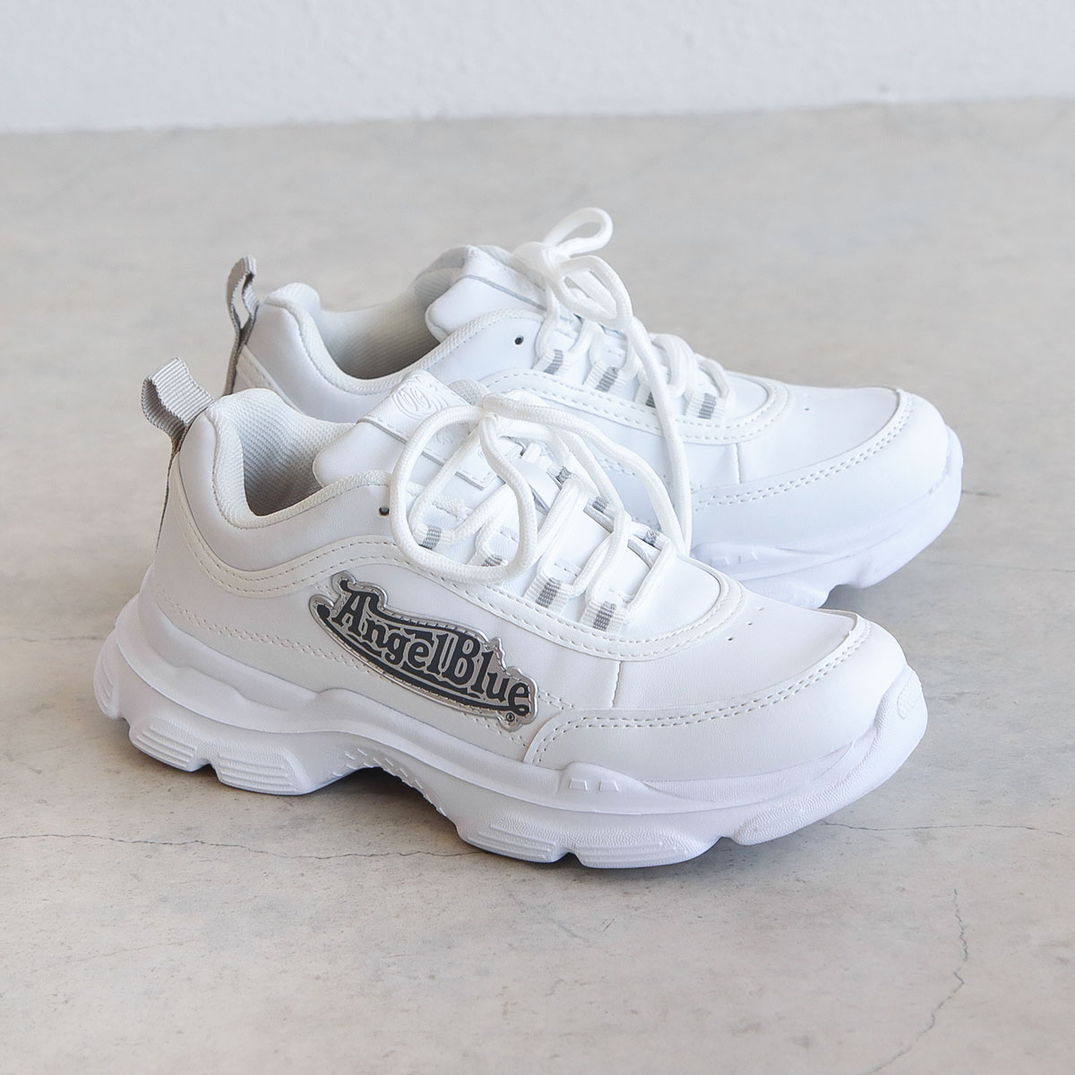 ANGEL BLUE（エンジェルブルー） 子供靴 スニーカー 厚底キッズ 運動靴