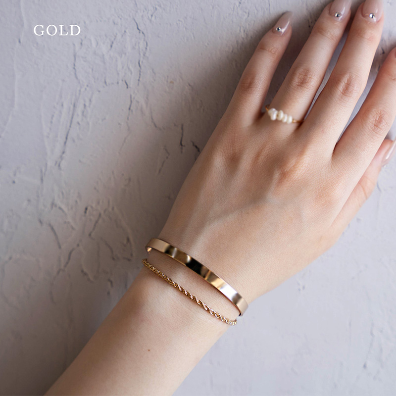 Jewel VOX ブレスレット バングル レディース ニッケルフリー 二連