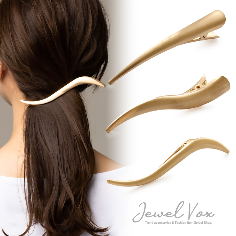 Jewel VOX ヘアクリップ ダッカール ヘアアクセ レディース クリップ