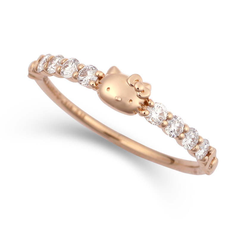 sanrio（サンリオ） ハローキティ 18金ピンクゴールド ダイヤ