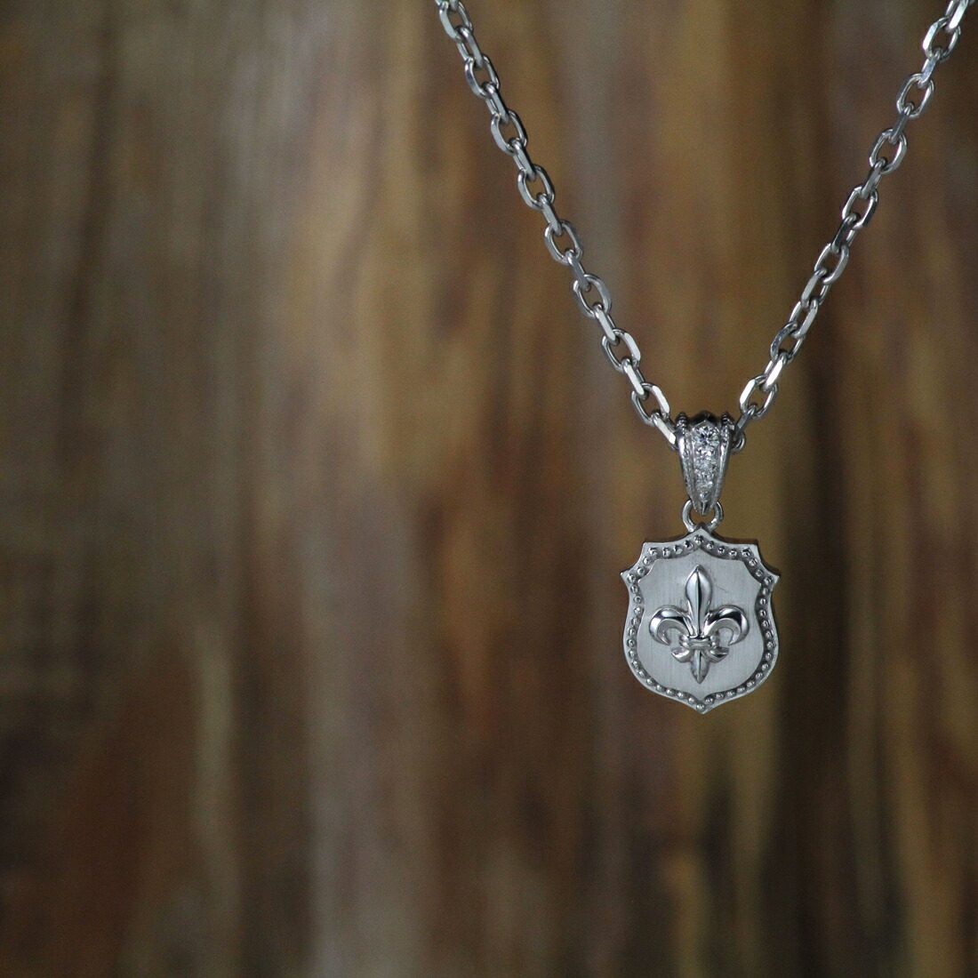 ダイヤモンド ネックレス ペンダント メンズ チェーン トップ シルバー