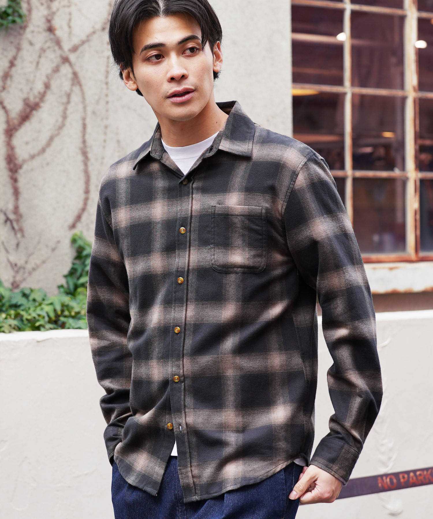 JIGGYS SHOP（ジギーズショップ） チェックシャツ メンズ トップス