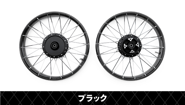 モトライン チューブレス ホイール J17 x 1.60 フロント リア 前後