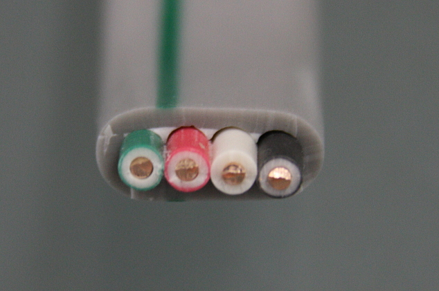 VVF1.6-4C （600Vビニル絶縁ビニルシースケーブル平形 1.6mm 4心