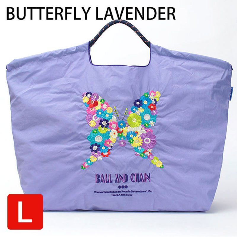 Ball＆Chain（ボールアンドチェーン） l Lサイズ エコバッグ 刺繍 サブ