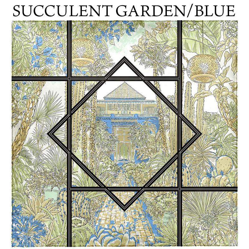 manipuri（マニプリ） スカーフ シルク 65x65 オリジナルプリント 日本