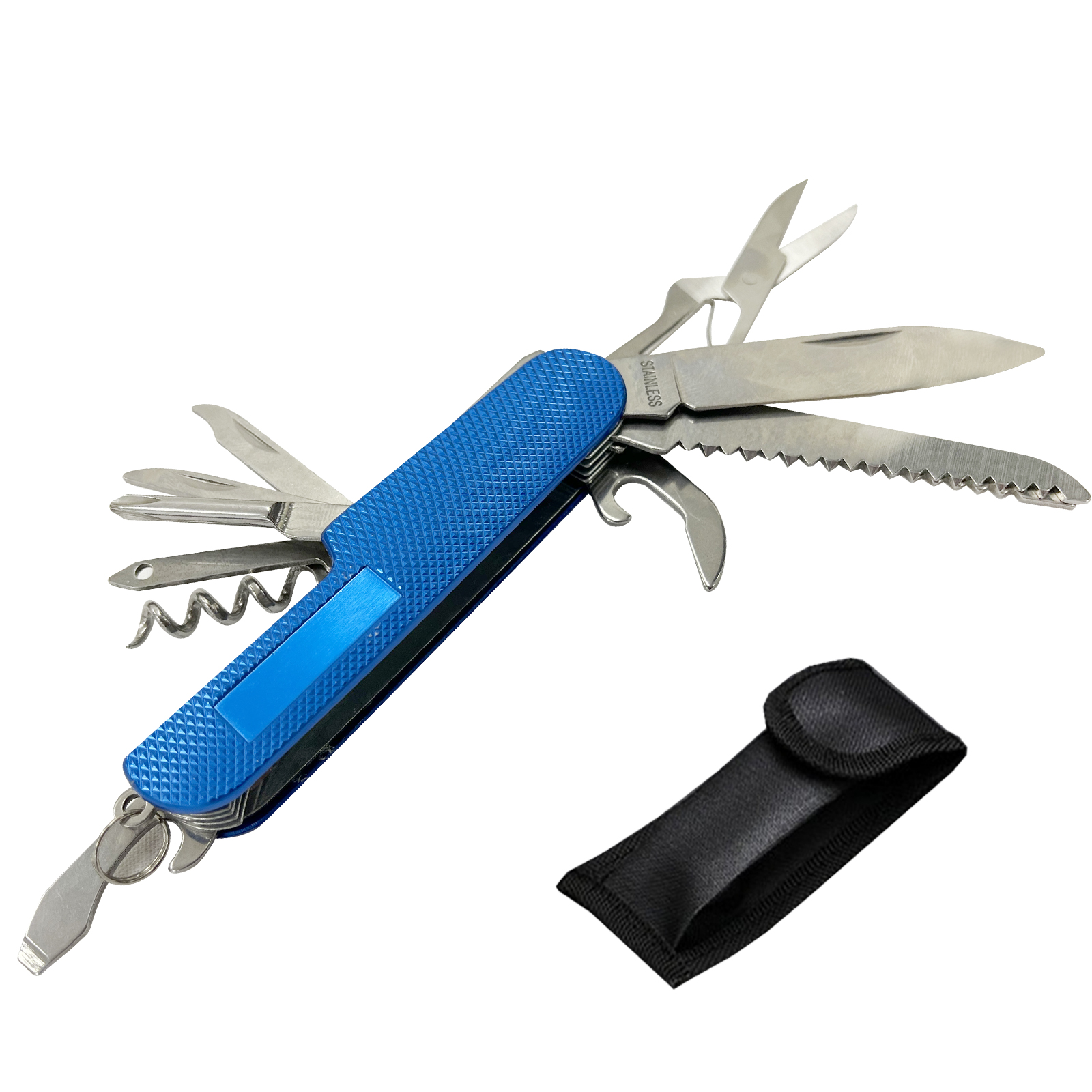 マルチツール ナイフ サバイバル 折りたたみ 12機能 アウトドア 万能