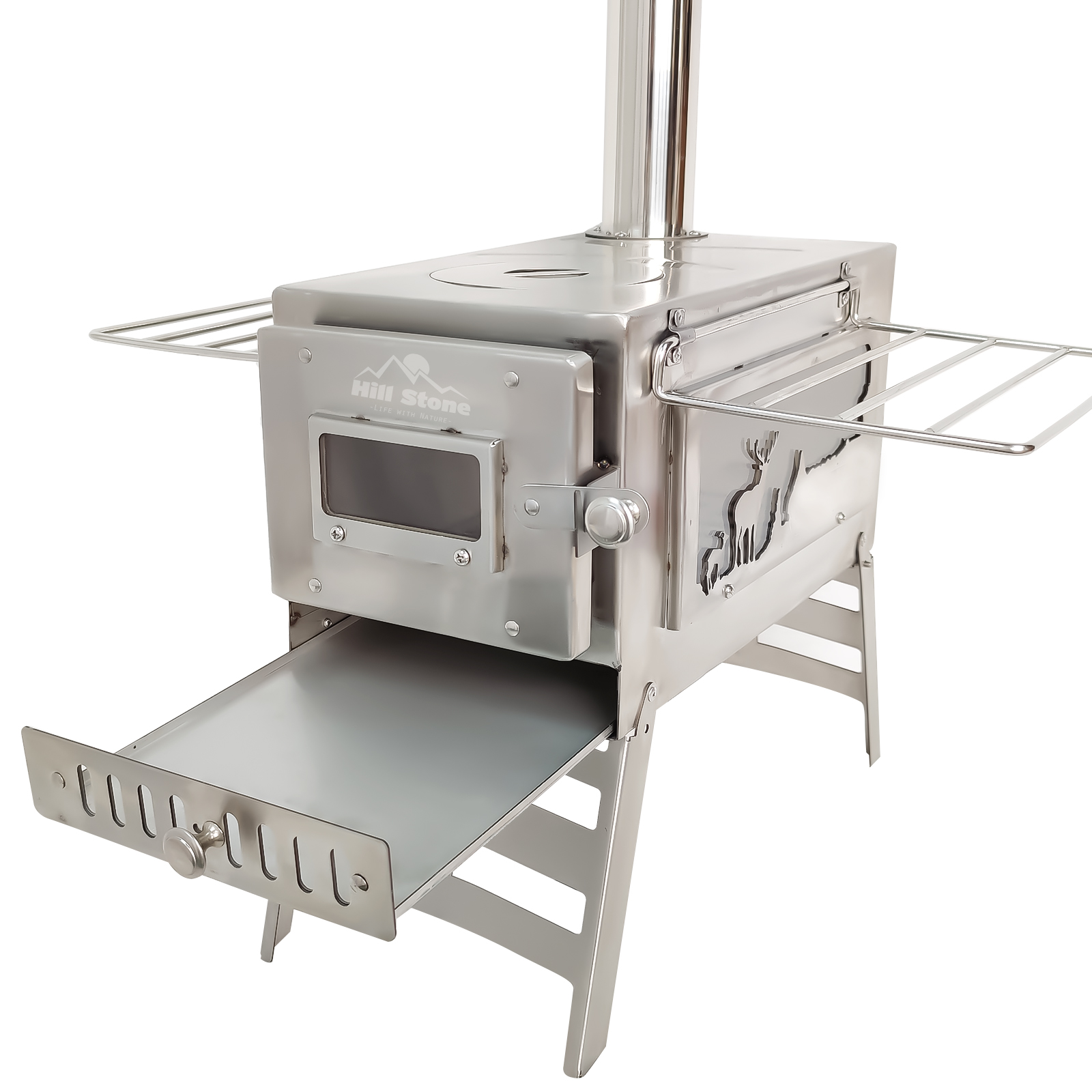 Hill Stone（ヒルストーン） 薪ストーブ キャンプ 焚き火台 コンロ