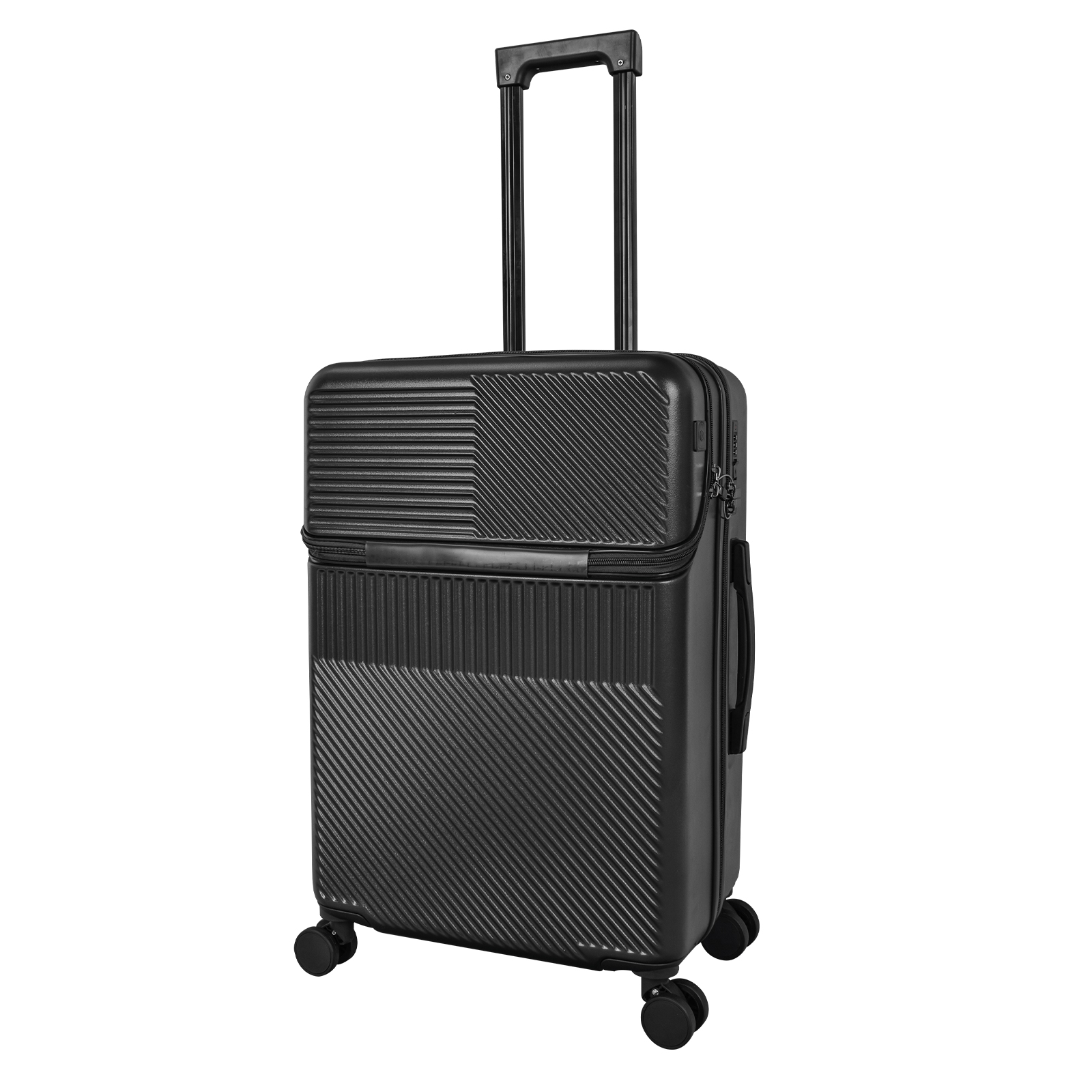 スーツケース 軽量 60L フロントオープン キャリーケース キャリー