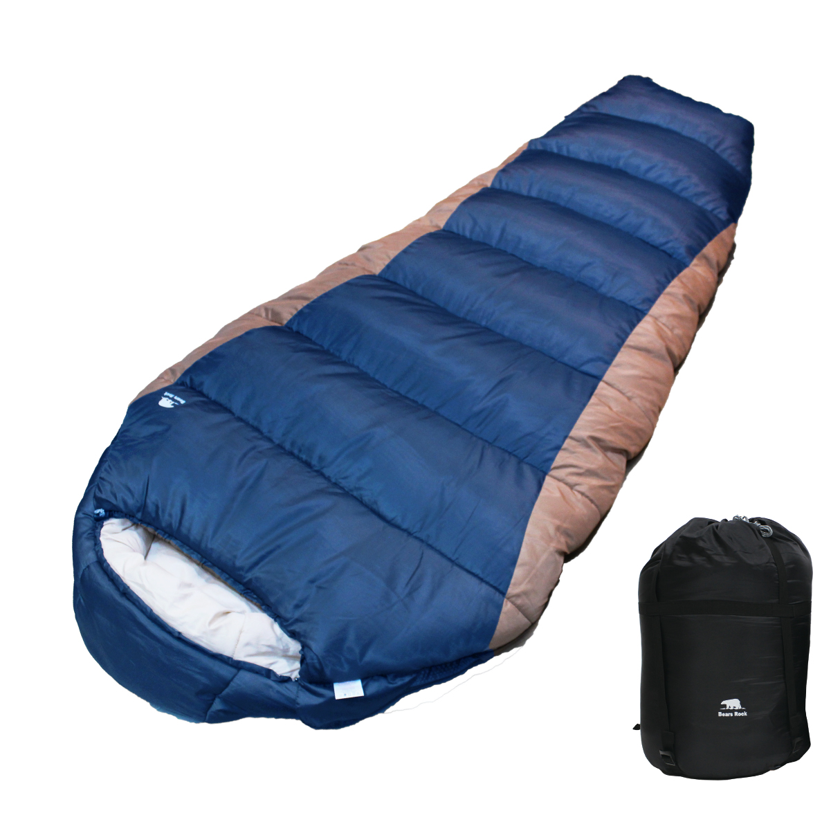 Bears Rock（ベアーズロック） 寝袋 冬用 車中泊 -32度 マミー型