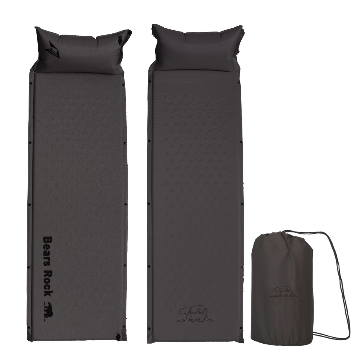 Bears Rock（ベアーズロック） キャンプマット 3cm シングル 自動膨張