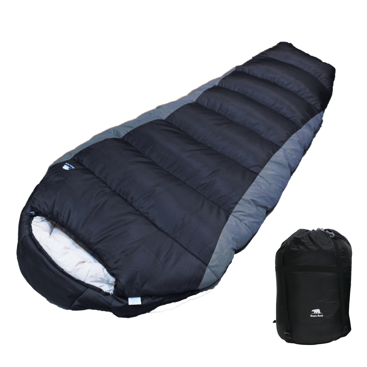 Bears Rock（ベアーズロック） 寝袋 冬用 車中泊 -32度 マミー型