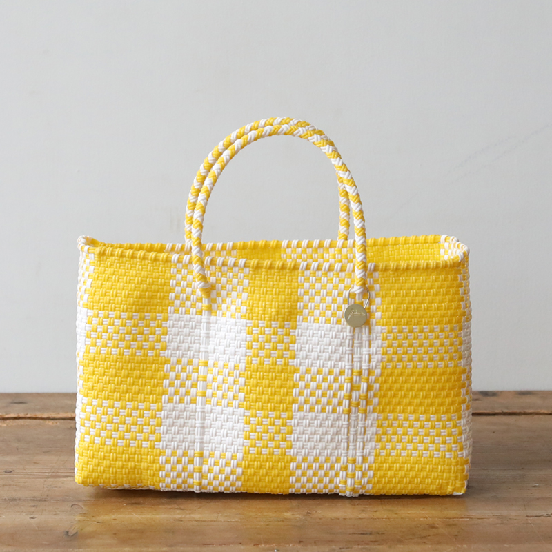 Letra（レトラ） メルカドバッグ ビッグチェック ショート XSサイズ