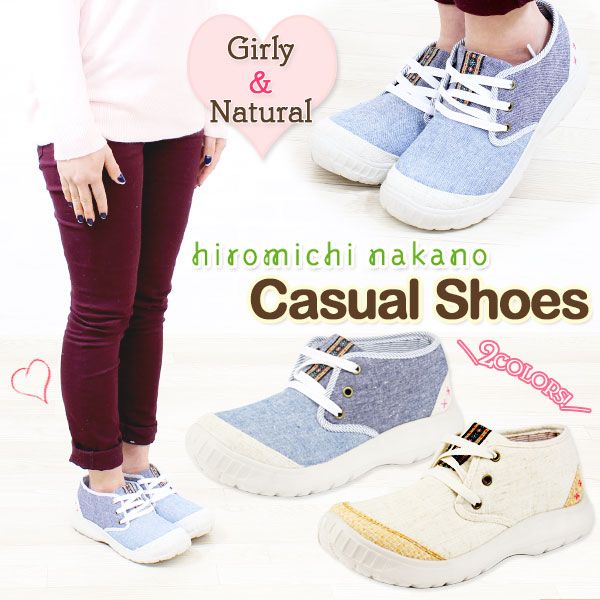 hiromichi nakano HN371 レディース カジュアルシューズ : 靴の