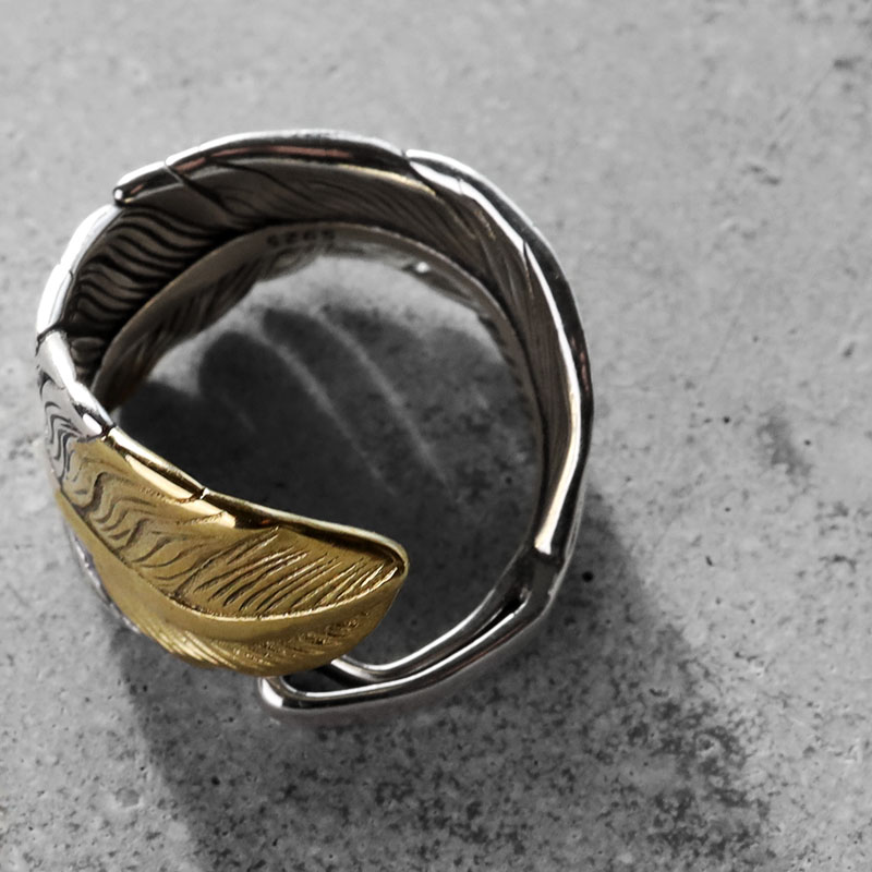 BFF ブランド フェザーリング メンズ 指輪 シルバー925 ネイティブ 先