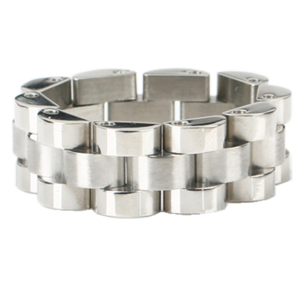 ステンレス リング チェーン ベルト メタルバンド チェーンリング