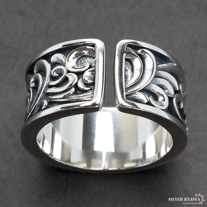 シルバー925 浮き彫り ドラゴンリング ゴールド 龍リング 竜 辰 ごつめ